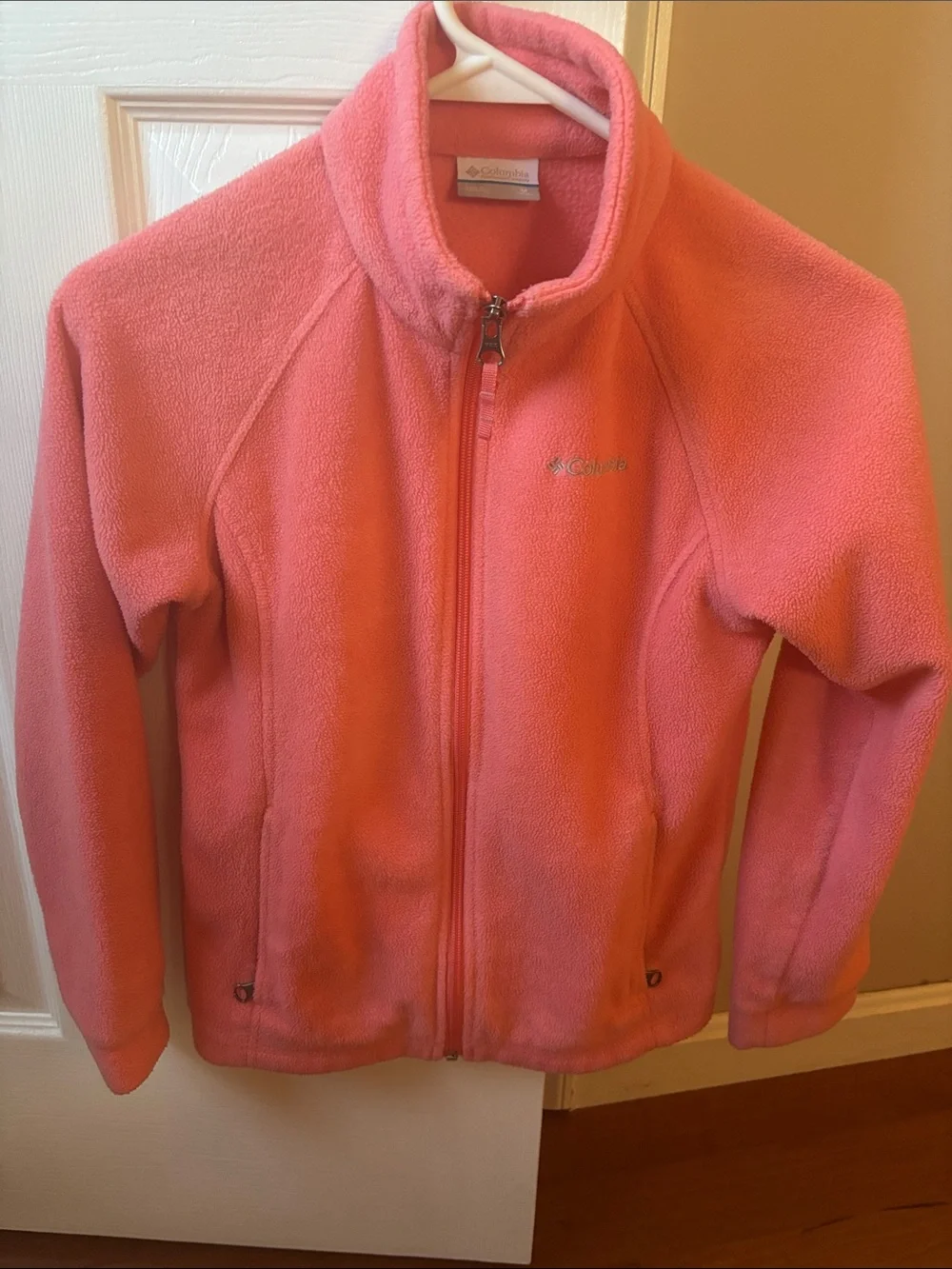 Columbia Pink Fleece Jacket Girls Full-Zip